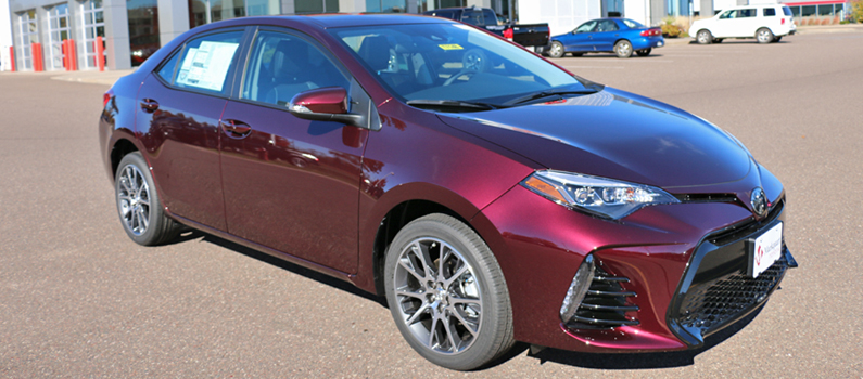Redesigned 2017 Toyota Corolla Special Edition at Markquart Toyota near Eau Claire, WI