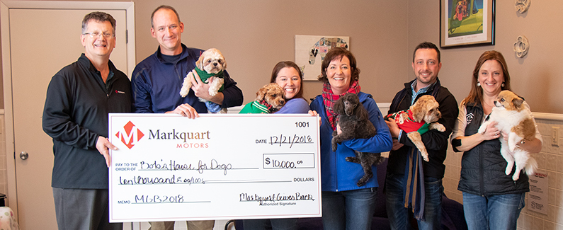 Markquart Gives Back