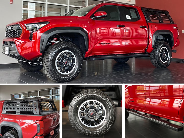 Modified Red Tacoma
